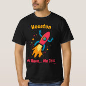はっきりしたアポップ・アートのートロケット宇宙Tシャツ Tシャツ (正面)