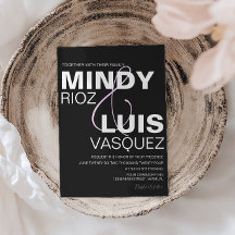 はっきりしたアンパサンド・スクリプト黒ピンク結婚色の出現