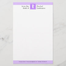 はっきりしたイニシャル&ネーム・モノグラム