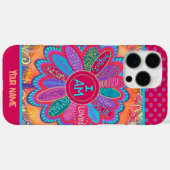 はっきりしたインスパイア私は花の名カラフル前 Case-Mate iPhoneケース (裏面 (横))