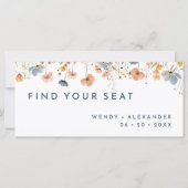 はっきりしたエレガントぶら下がったフローラの座席表 (裏面)