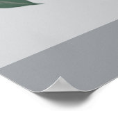 はっきりしたエレガントアメジスト ポスター (角)