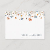 はっきりしたエレガントフローラ エンクロージャーカード (裏面)