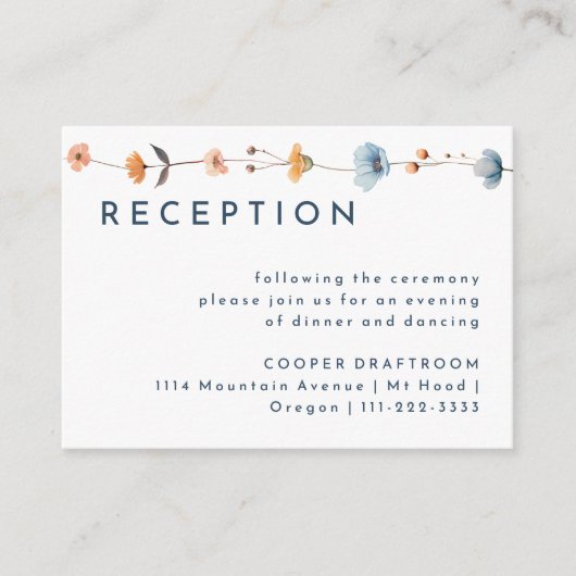 はっきりしたエレガントフローラ エンクロージャーカード (正面)