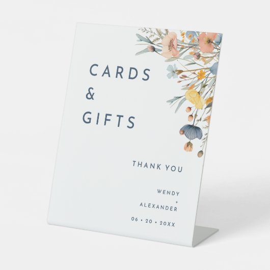 はっきりしたエレガントフローラ 台座サイン (正面)