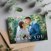 はっきりしたエレガント感謝してい結婚のカード ポストカード