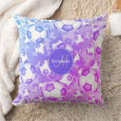 はっきりしたカラフルガーリーボールの模様 クッション (ブランケット)