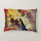 はっきりしたカラフルスタイリッシュモダン作品 アクセントクッション (裏面)