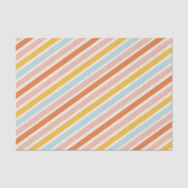 はっきりしたカラフルストライプすてきクリスマス 薄葉紙