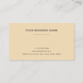 はっきりしたカラフルストライプのレトロモダンプロフェッショナル 名刺 (裏面)