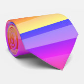 はっきりしたカラフルストライプ夏 ネクタイ (ロール)