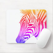 はっきりしたカラフルゼブラスケッチ マウスパッド (マウス)