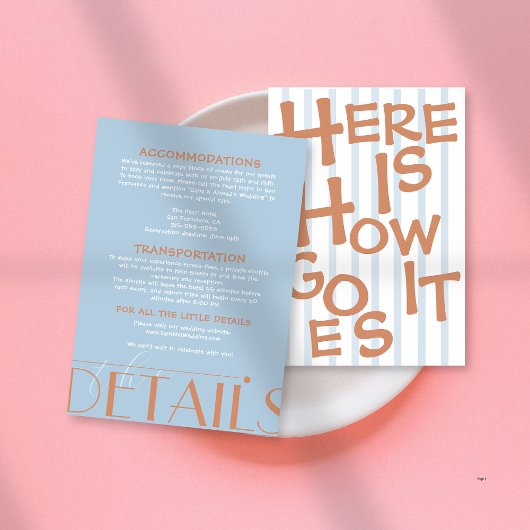 はっきりしたカラフルファンキーブルー結婚ズ エンクロージャーカード