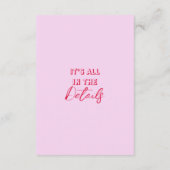 はっきりしたカラフルファンキーモダン結婚詳細 エンクロージャーカード (裏面)