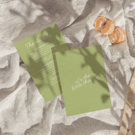 はっきりしたカラフルファンキーモダン結婚詳細 エンクロージャーカード