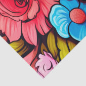 はっきりしたカラフルフローラティッシュペーパー 薄葉紙 (詳細)