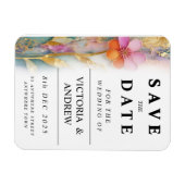 はっきりしたカラフルフローラ保存 マグネット (横)