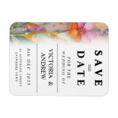 はっきりしたカラフルフローラ保存 マグネット (横)