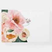 はっきりしたカラフルフローラ |の結婚ゲストブック ゲストブック (裏面)