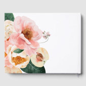 はっきりしたカラフルフローラ |の結婚ゲストブック ゲストブック (裏面)