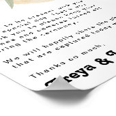 はっきりしたカラフルフローラ |プラグ抜き式 ポスター (角)