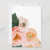 はっきりしたカラフルフローラ |リハーサルディナー 招待状 (裏面)