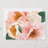 はっきりしたカラフルフローラ |写真水平 セーブザデート (裏面)