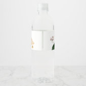 はっきりしたカラフルフローラ |水ボトルラベル ペットボトルラベル (裏面)