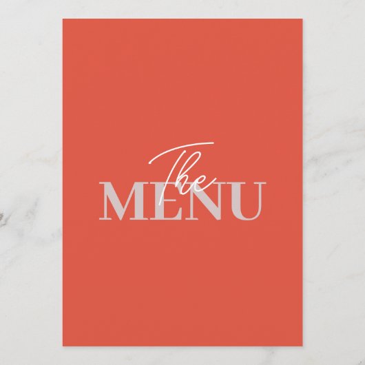 はっきりしたカラフルモダン明ファンキーユニークるい メニュー (裏面)