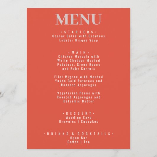 はっきりしたカラフルモダン明ファンキーユニークるい メニュー (正面)