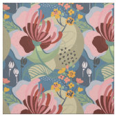 はっきりしたカラフル抽象芸術フローラ ファブリック (見本)