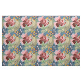 はっきりしたカラフル抽象芸術フローラ ファブリック (ファットクウォーター)