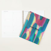 はっきりしたカラフル抽象芸術プランナー プランナー手帳 (ディスプレー)
