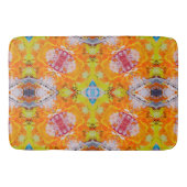 はっきりしたカラフル抽象芸術 バスマット (正面)