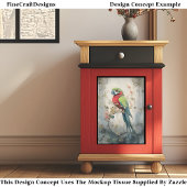 はっきりしたカラフルSteampunk鳥ギアJ7Lデコページ 薄葉紙