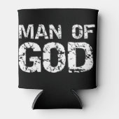 はっきりしたキリスト教引用文男性へ信仰ことわざギフトマン 缶クーラー (正面)