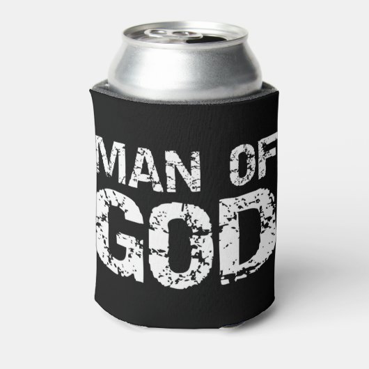 はっきりしたキリスト教引用文男性へ信仰ことわざギフトマン 缶クーラー (缶裏面)