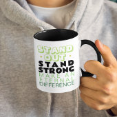 はっきりしたクリスチャン信仰やる気を起こさせる緑カラフル マグカップ