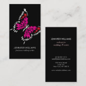 はっきりしたク絵を描ク・バタフライ 名刺 (正面/裏面)