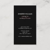 はっきりしたク絵を描ク・バタフライ 名刺 (裏面)