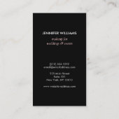 はっきりしたク絵を描ク・バタフライ 名刺 (裏面)