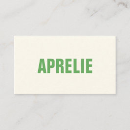 はっきりしたグモダンリーンホワイトクリエイティブプロフェッショナル 名刺