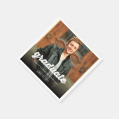 はっきりしたグランジ卒業式 スタンダードカクテルナプキン (角)