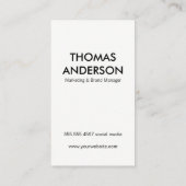 はっきりしたグランジ赤 名刺 (裏面)