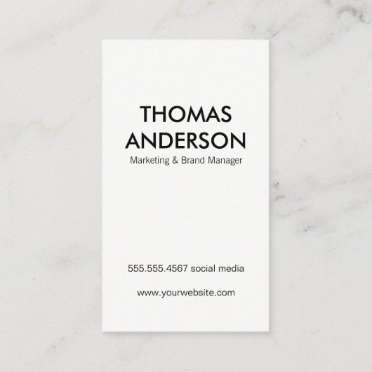 はっきりしたグランジ赤 名刺 (裏面)