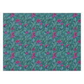 はっきりしたコンテンポラリーフローラ テーブルクロス (正面(横))