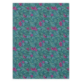 はっきりしたコンテンポラリーフローラ テーブルクロス (正面)