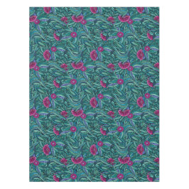 はっきりしたコンテンポラリーフローラ テーブルクロス