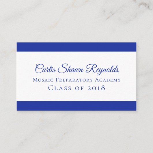 はっきりしたコンテンポラリーモダン任意の色 コーリングカード (正面)