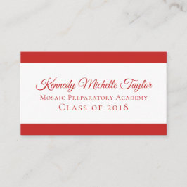 はっきりしたコンテンポラリーモダン任意の色 コーリングカード